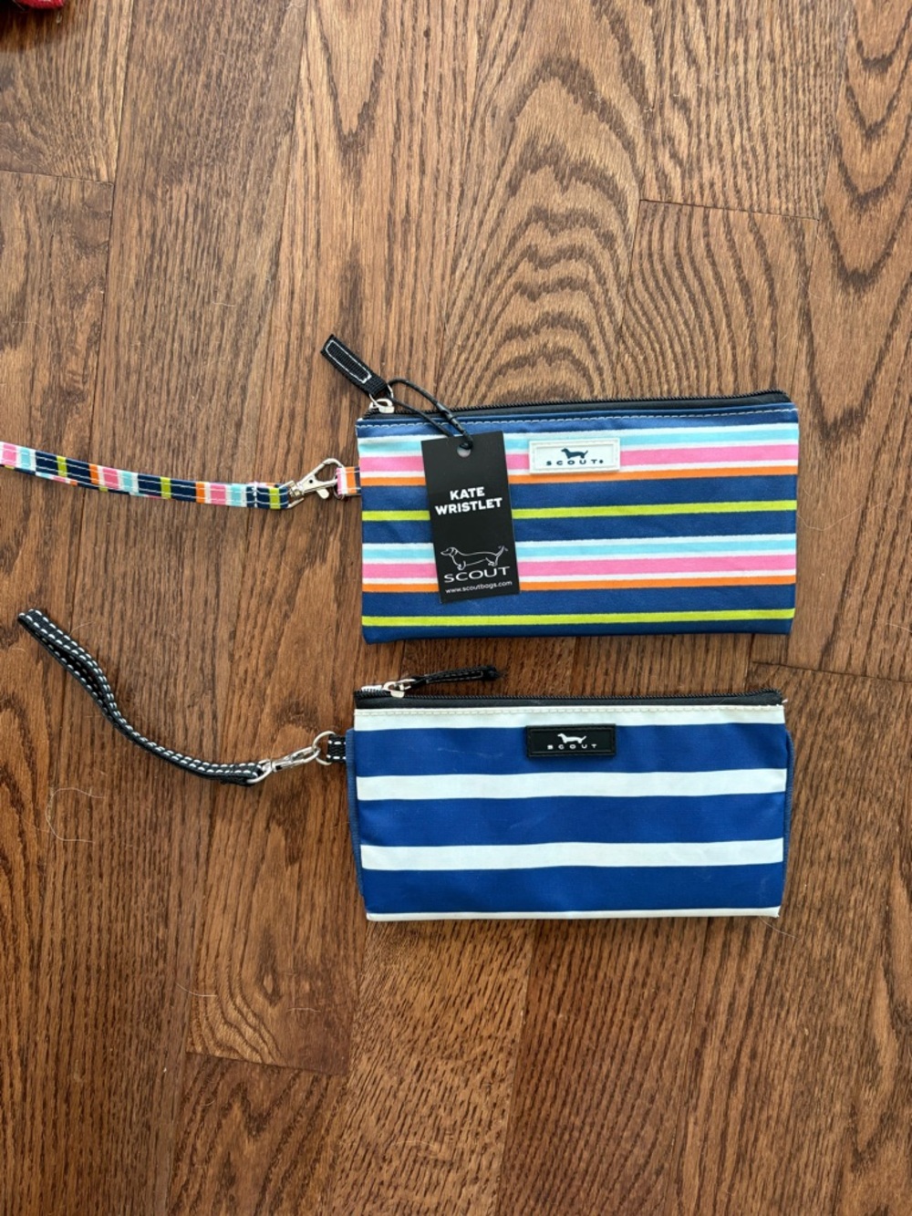 Scout Kate Wristlet Set - Colorful Stripe & Blue Stripe